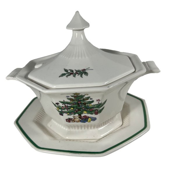 Nikko Ceramics Kitchen Nikko Christmastime Sauce Boat Lid